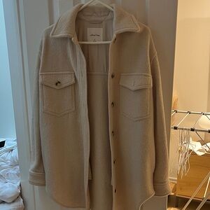 Wilfred Cream Button-Up Jacket